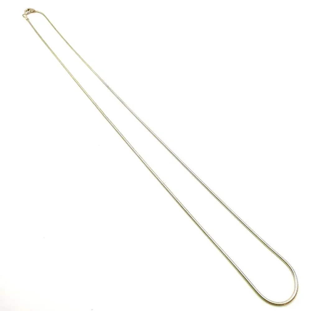 HAN Helen Andrews Italy 925 Silver Snake Chain High Polished 1mm wide 18